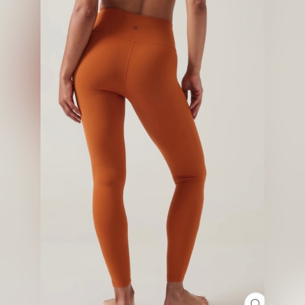 Athleta Transcend Tight in Orange